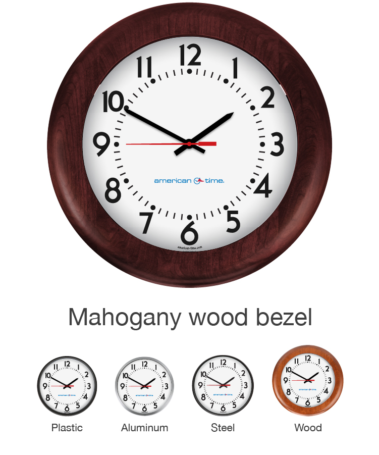 Analog Clocks Hiqh Quality Indoor Analog Clocks American Time